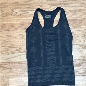 Athleta Tank Black Aztec Patterned